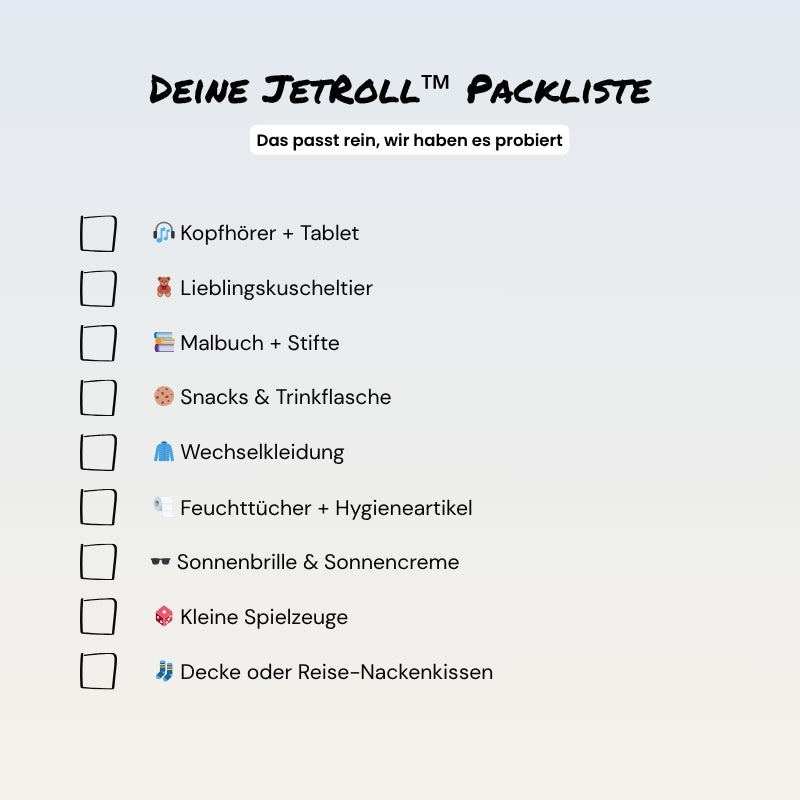 JetRoll™ – Der einzige Roller mit Urlaubsfunktion
