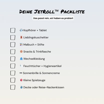 JetRoll™ – Der einzige Roller mit Urlaubsfunktion